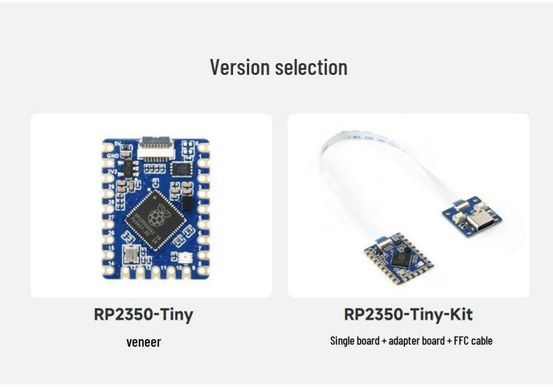 Raspberry Pi RP2350 Dual-Core Tiny Micro Development Board with Temperature Sensor and MicroPython