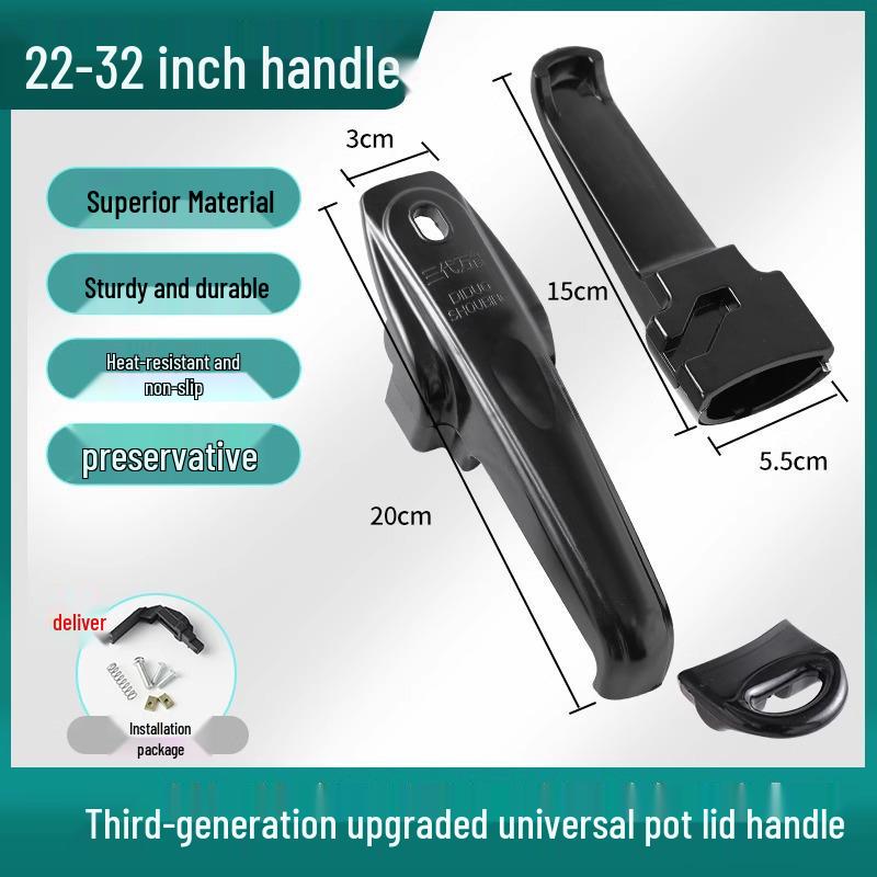 Универсальная ручка и крышка для скороварки из алюминиевого сплава, замена ушка для кастрюли