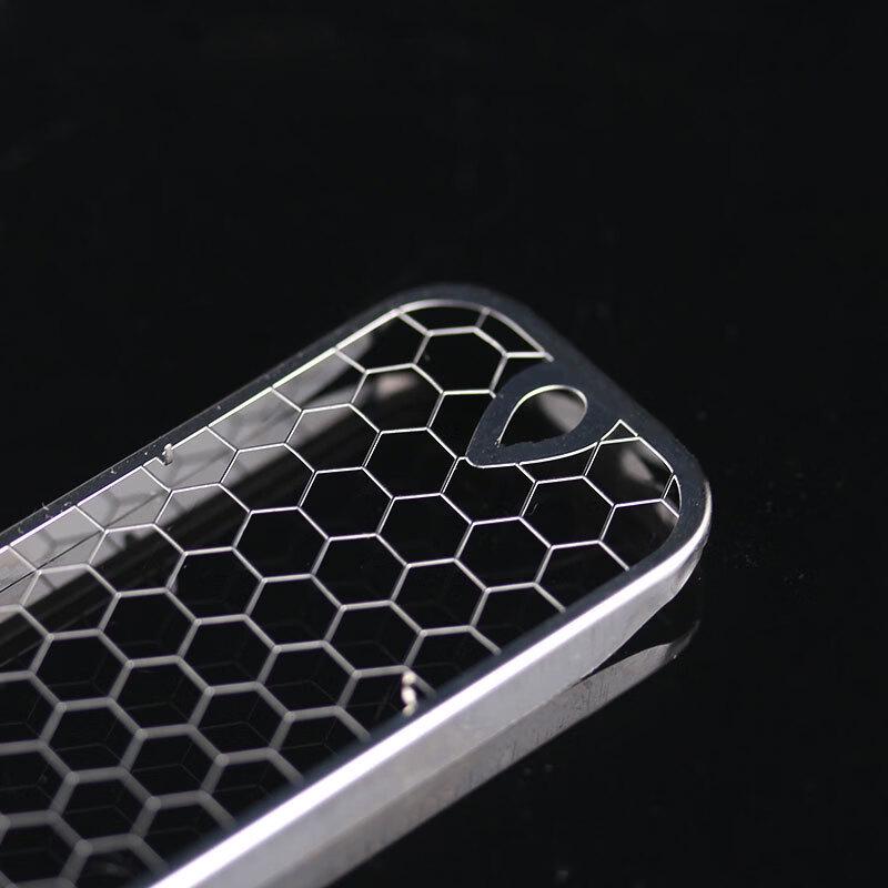 Bamboo Incense Holder with Ruyi Pattern and Stainless Steel Mesh