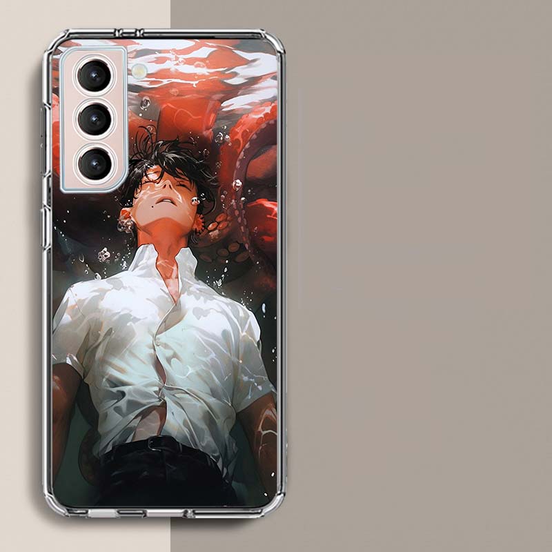 Чехол для телефона Chainsaw Man Yoshida для Samsung Galaxy S25 Edge S24 S23 FE S21 S20 S10 Plus S22 S26 Ultra Чехол Прозрачные Чехлы ТПУ Capa