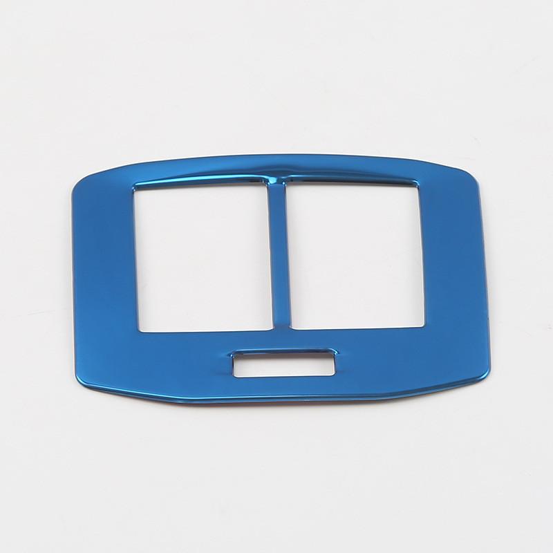 Car Armrest Rear USB Port Panel Cover Trim Sticker for Volkswagen T ROC TROC VWT-roc 20172018-2022 Stainless Steel Accessories