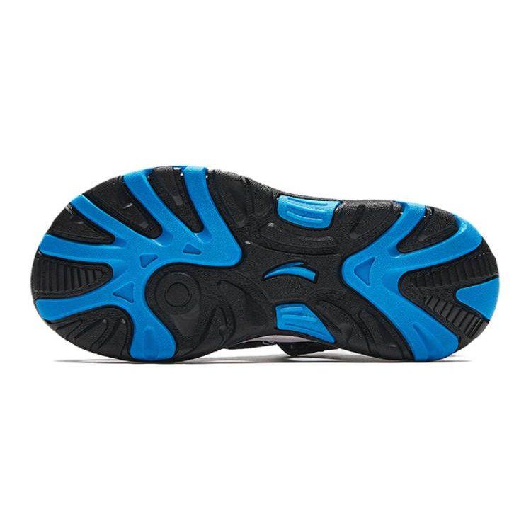 Anta Детские повседневные дышащие легкие сандалии на липучках Детские сандалии черного цвета A312426952-2