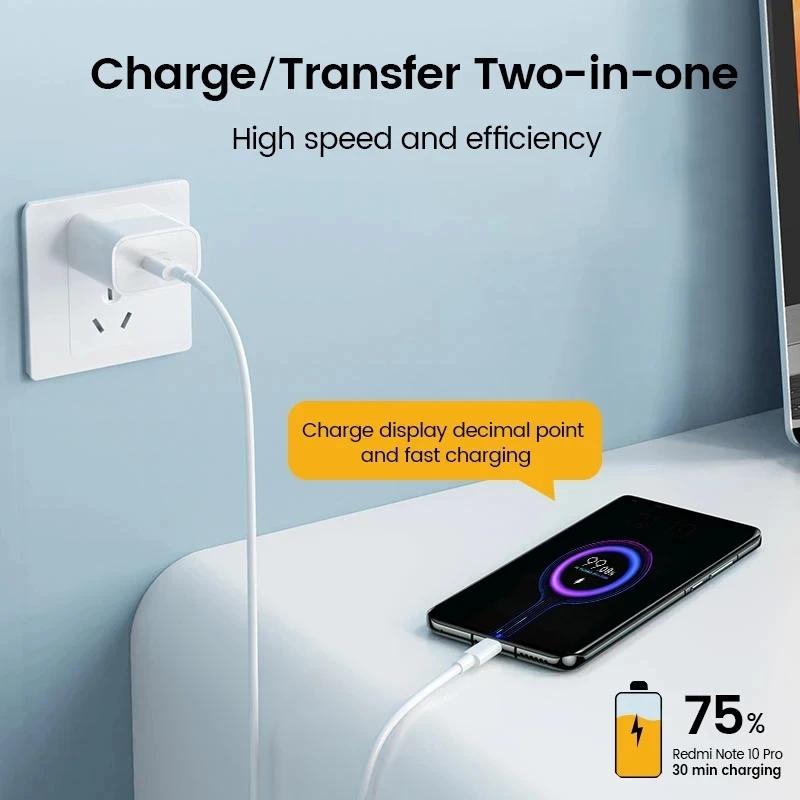 6A 67W сверхбыстрый зарядный кабель для Xiaomi 11 12 Lite 13T Redmi Note 10 11T 12T 13 POCO X3 X4 F4 быстрая зарядка USB-кабель Type C