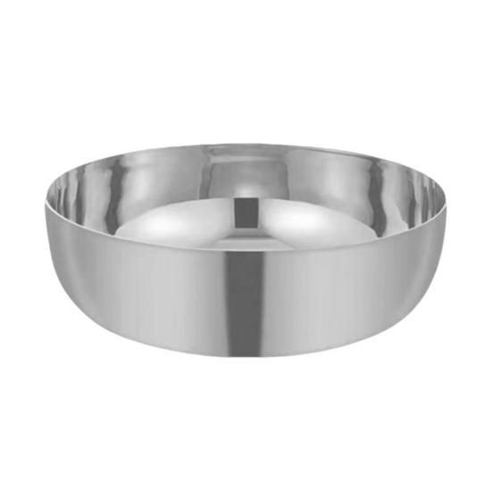 Stainless Steel Mixing Bowl Thickened Dough Kneading Basin 32cm Multi-Purpose Basin for Stirring Salads Beating Eggs Cleaning Vegetables