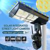 Solar Street Light Three Screen Monitoring Camera, Outdoor Day and Night Full-color Mobile Phone Remote Wireless Camera