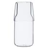 450/550ml Glass Water Pitcher Glass Cup and Pot Set Heat Resistant Milk Tea Glass Water Bottle Bedside Table Drinking Pitcher