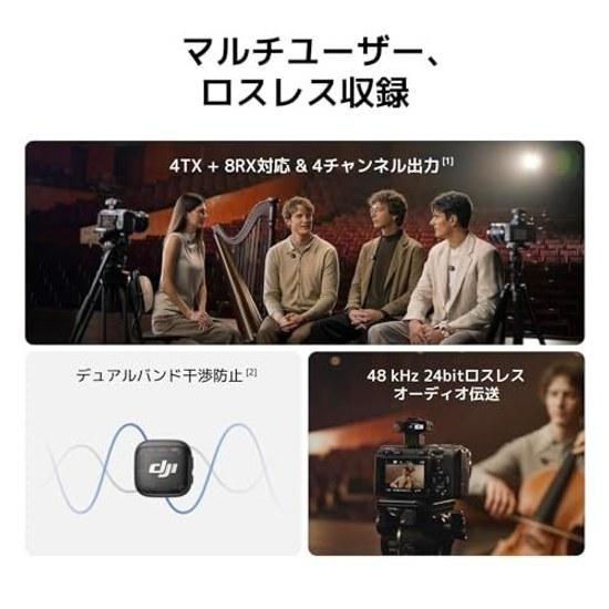 DJI Mic 3 Передатчик Беспроводной Мини-микрофон Камера iPhone Android