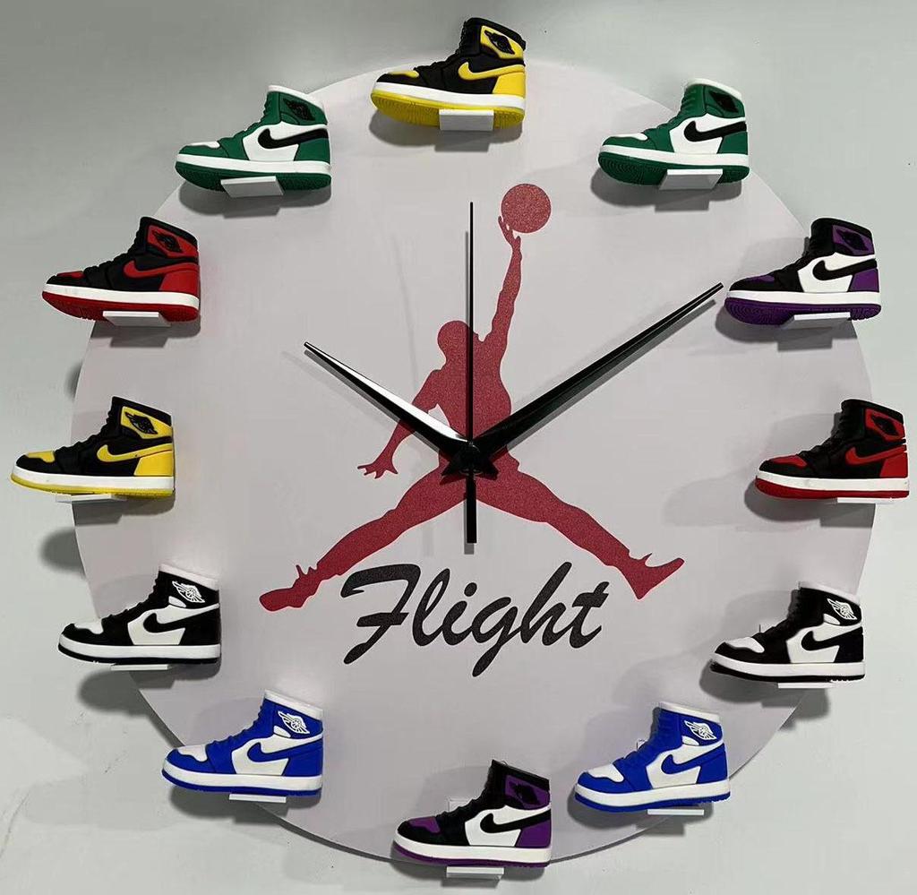 3D маленькие настенные часы в виде обуви - креативный подвесной декор для дома