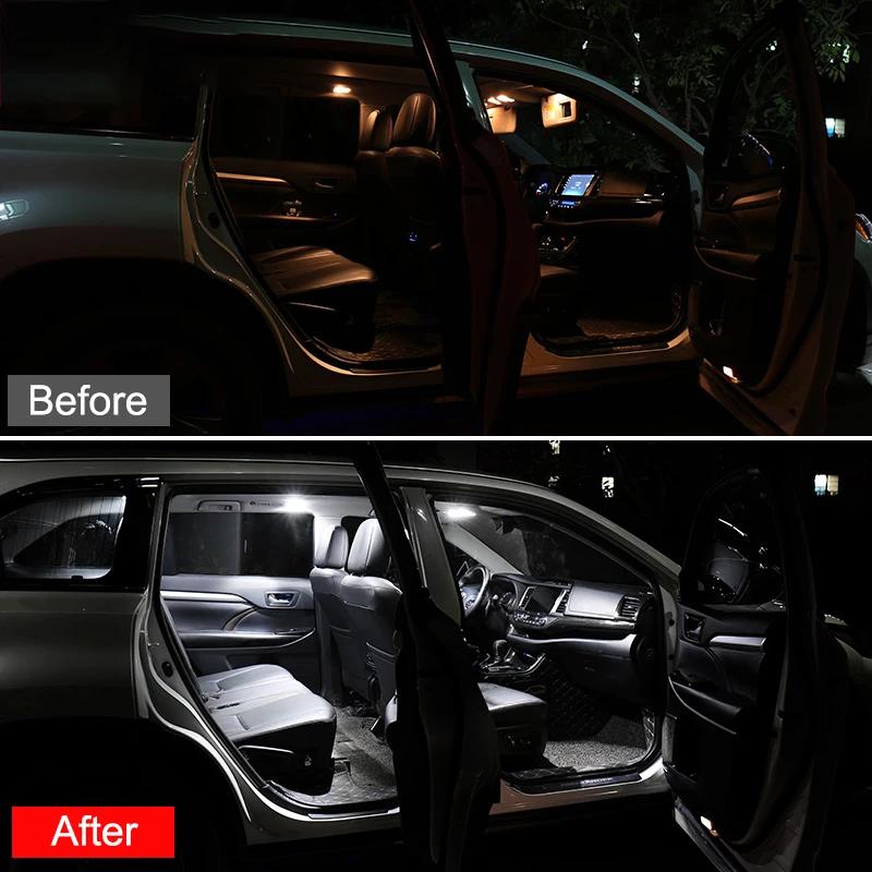 Для Honda CR-V CRV CR V 2013 2014 2015 2016 2017 4 шт. 12 В Комплект светодиодных ламп Салон автомобиля Потолочные лампы для чтения Фонари багажника Аксессуары