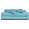 Flat Sheet - DUBLANC - 240x300cm - Sky Blue - 100% Cotton - Deep Fitted Sheet