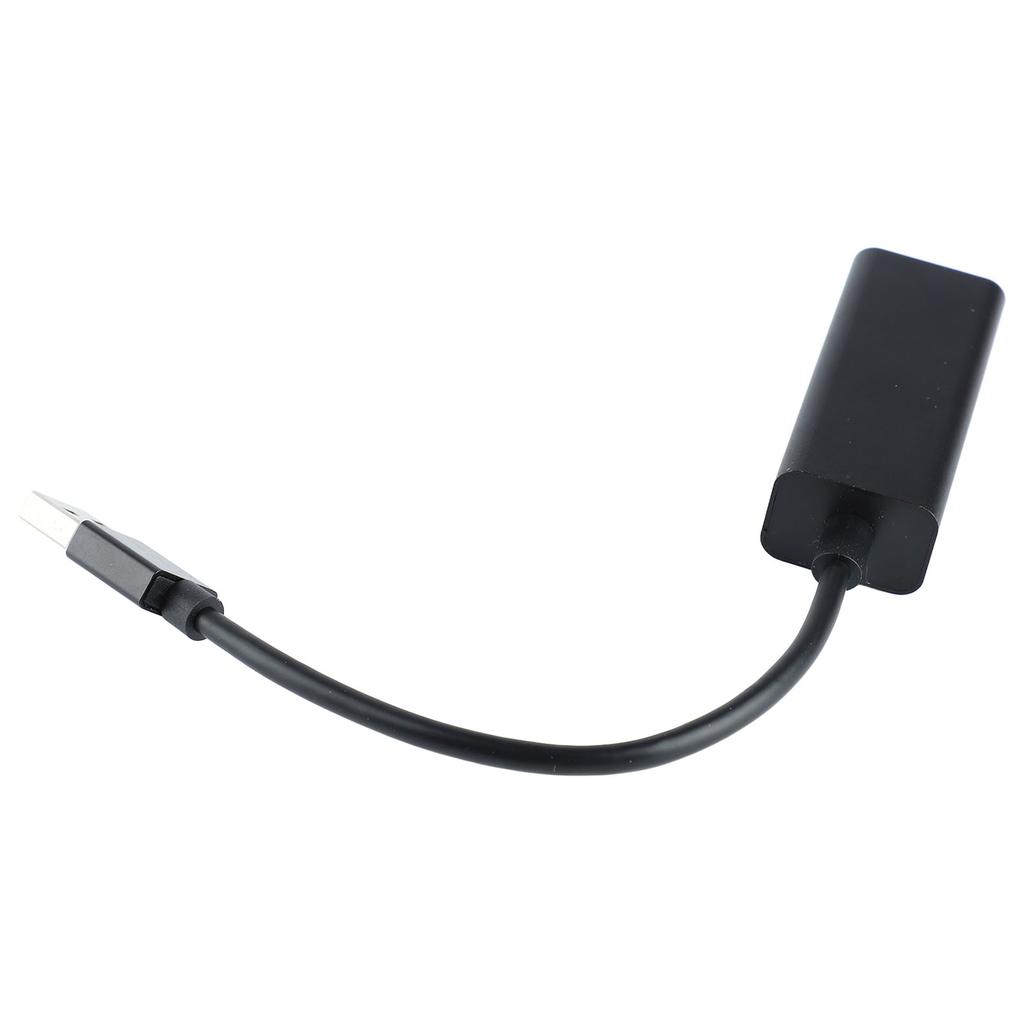 USB C to Ethernet Adapter With Light USB Type C to RJ45 Gigabit Cable Converter for Tablet Black