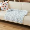 Soft Plush Pet Bed Small Dogs Cats Winter Warm Thick Non-Slip Indoor Mat 75x75cm