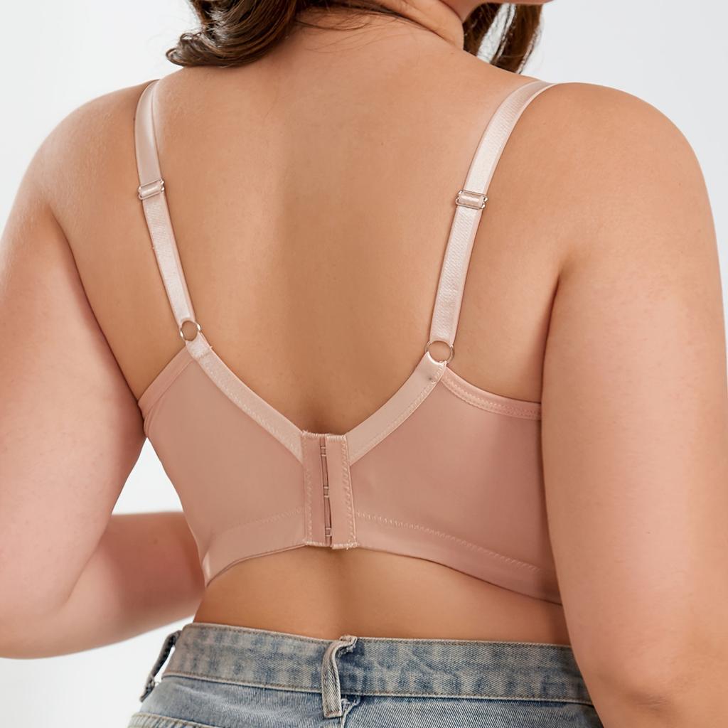 Thin French Sexy Lace Seamless Underwear Without Steel Ring Gathered Breasts and Small Breasts