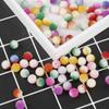 10mm 50pcs Acrylic Bayberry Gradient Color Round Loose Beads for DIY Jewelry Making