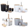 1pc Bathroom Accessories Soap Dispenser Bottle Dish Washroom Garbage Can Toothbrush Holder Cup Suit Lotion Rack Toilet Brush