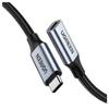 Ugreen Us372 80810 Usb-C кабель - Usb-C Pd Qc 100W 5A 10Gbps 0.5M - серый