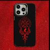 V-Viking V-Vegvisir Навигационный Компас Чехол для Телефона Для iPhone 16,15,14,13,12,11,Mini,Pro,E,SE4,MAX Конфетный Матовый Черный Чехол