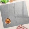 Decorative Glass Chopping and Serving Boards Gray Wall 2x30x52 cm