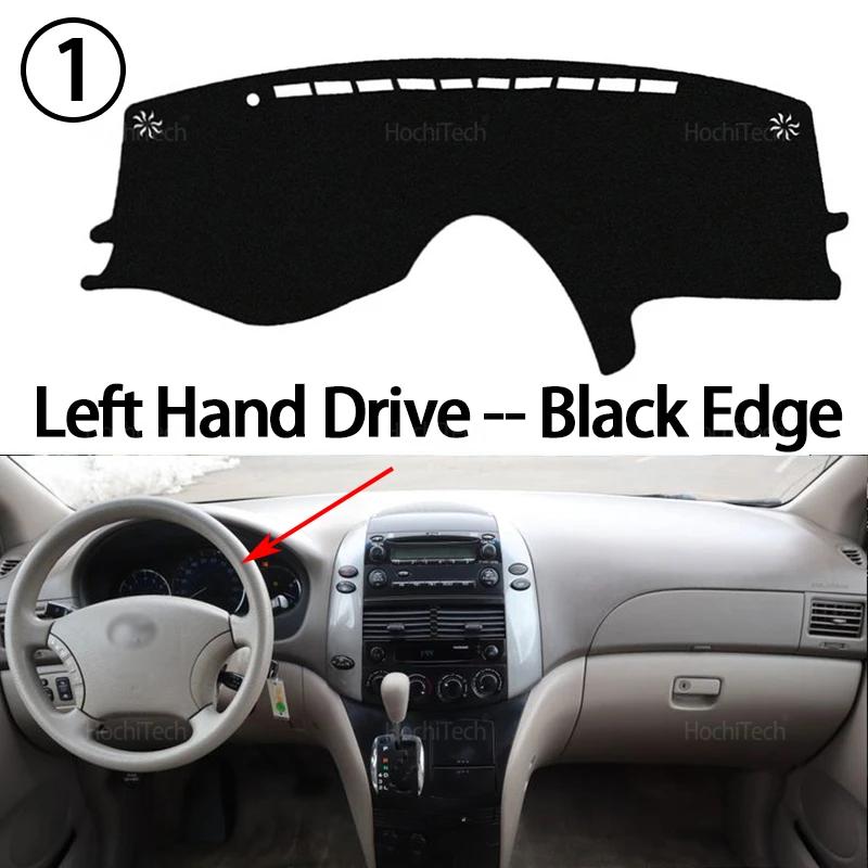 Car Dashboard Cover for Toyota Sienna XL20 2004-2010 Dashboard Cover Board Anti-Slip Mat Protect Pad Car Sunshade Carpet Rug