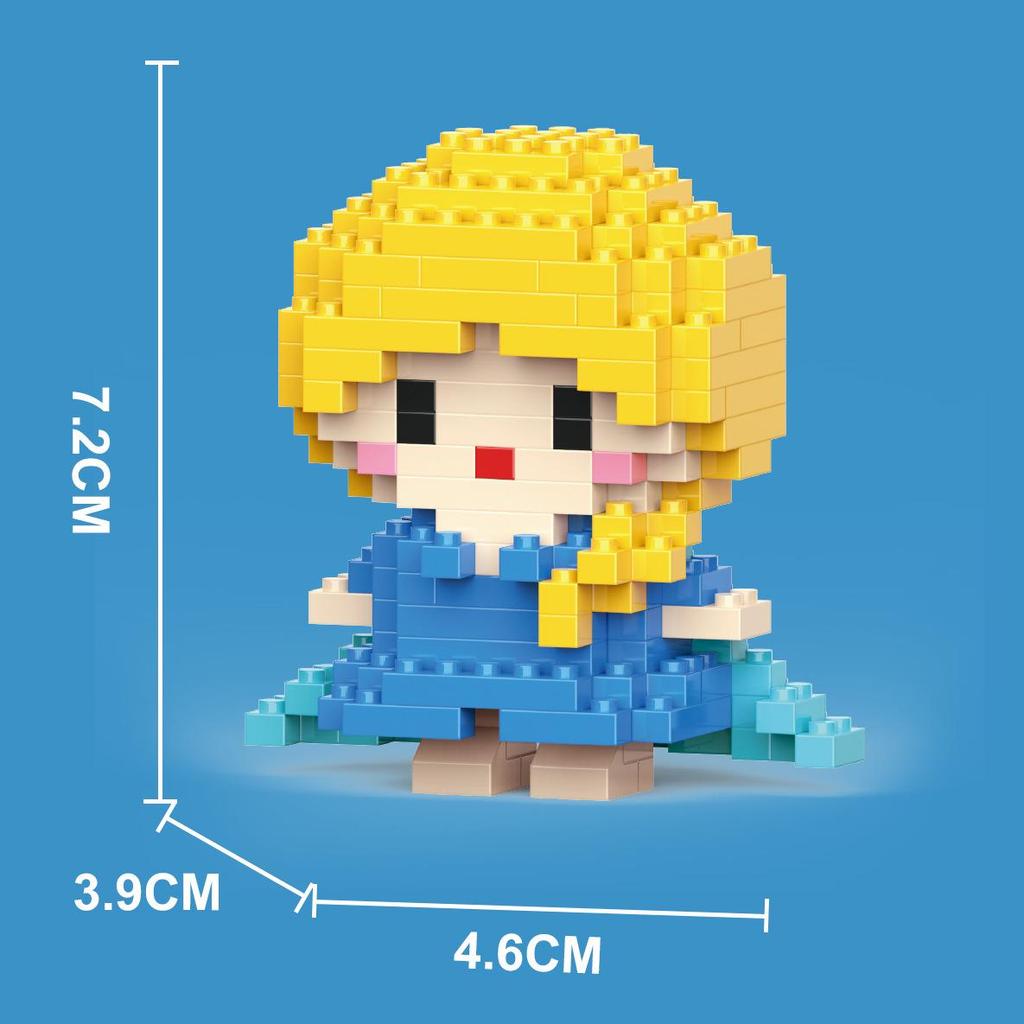 LEGO-Compatible Mini Building Blocks: Cartoon Figurines & Educational Toys