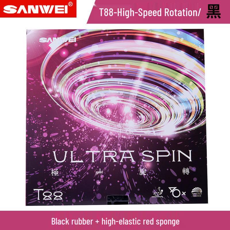 SANWEI T88 Extreme Spin Накладка для настольного тенниса Полулипкая