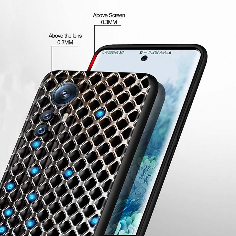 Креативный металлический узор Для Xiaomi Mi 15 14 13 13T 12 12T 12S 11 11i 11T Pro Ultra Lite 5G Черный Мягкий Чехол для Телефона