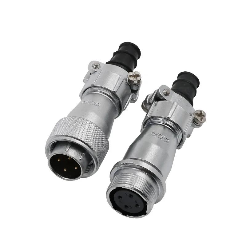 WEIPU WF16 TI+ZI 2 3 4 5 7 9 10 Pin Waterproof M16 Soldering Electrical Cable Wire Connector Industrial Male Female Plug Socket
