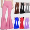 Women's Plus Size High Waist Slim Flared Mermaid Pants - YH8051
