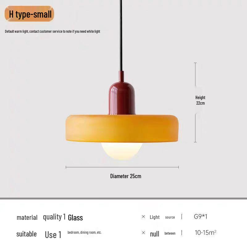 Винтажный подвесной светильник из зеленого стекла в стиле Мемфис - Современная прикроватная люстра в стиле Баухаус