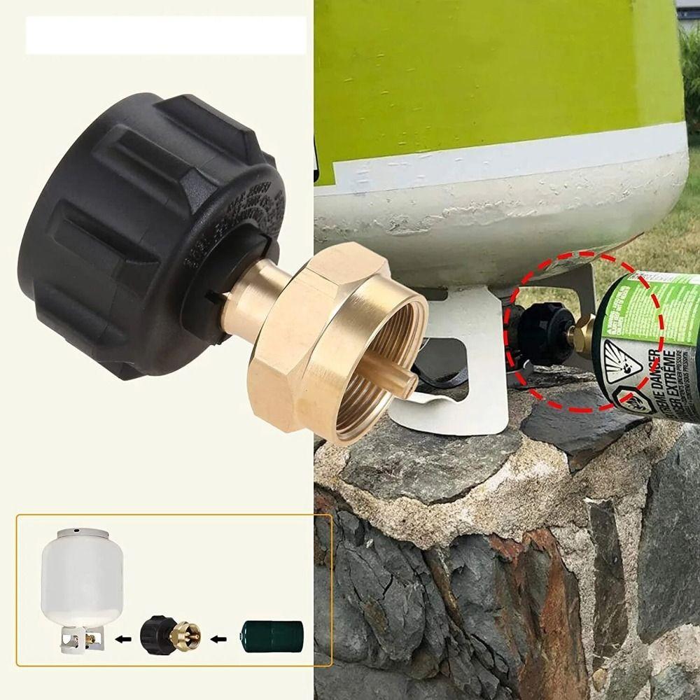 High Safety Propane Refill Adapter Brass Propane Bottle Adapter  Heating Needs
