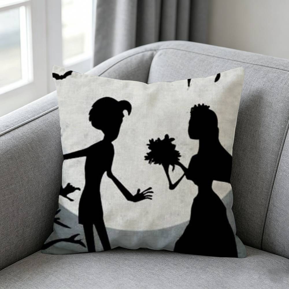 Corpse BBridee Victorr Pillow cover Soft Microfiber Pillowcase Home Sofa Decor Surprise Decorative printed