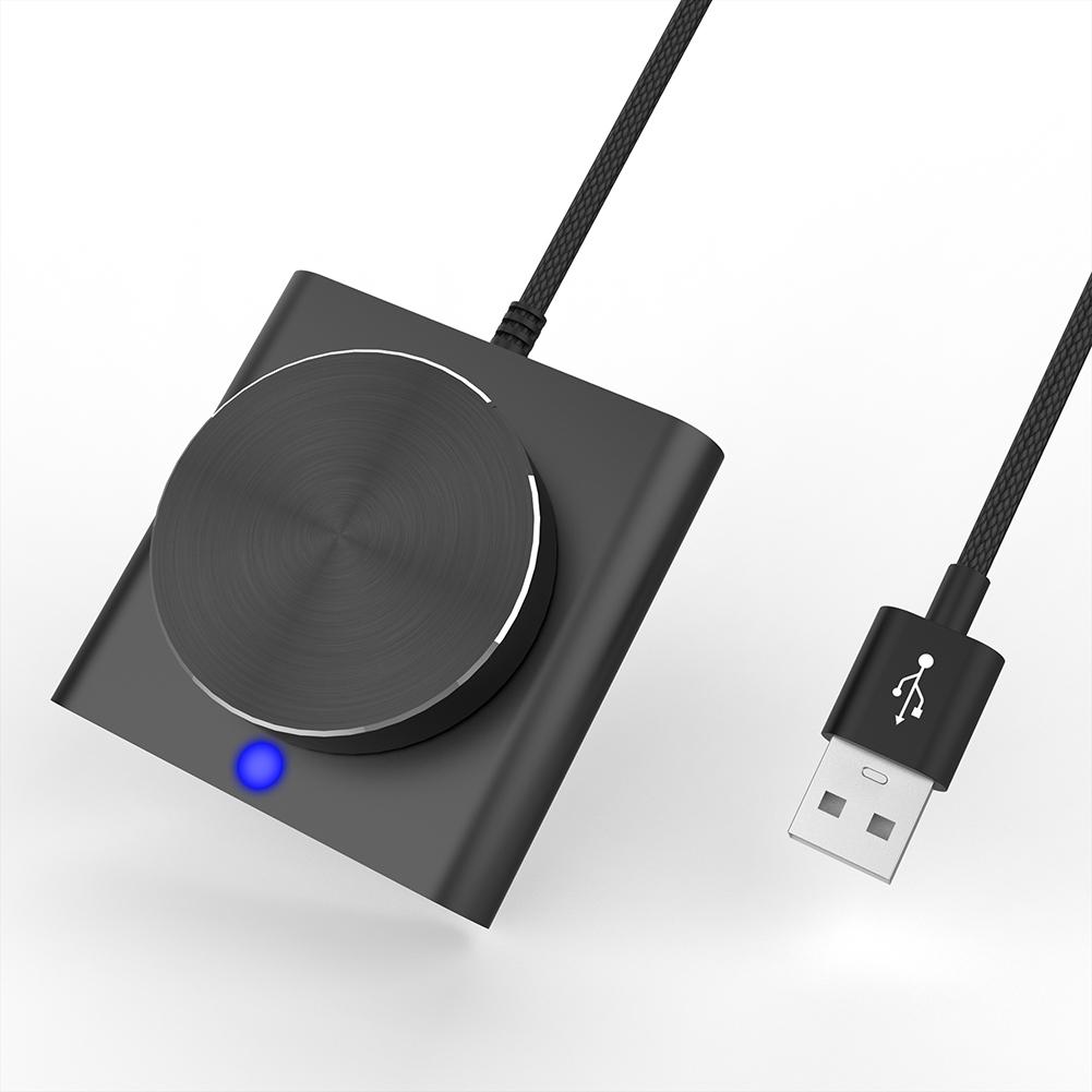 USB-регулятор громкости Аудиоконтроллер с кнопками Play/Pause/Назад/Вперед, регулятор громкости с USB-кабелем для Windows/ Os