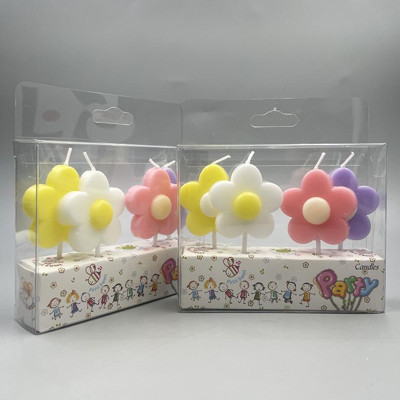 Colorful Frangipani Craft Birthday Candles Creative Frangipani Cake Flowers Shape Candles