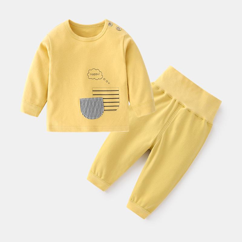 Children's Winter Clothing Baby Boy Set Autumn Newborn Underwear Set Cotton Baby Girls Pajamas Home Clothes