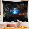 1 шт. Игровое искусство StarCraft 2 Гобелен Печать Арт Японский настенный гобелен Аниме Настенное украшение для дома