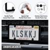 2 Pack Clear License Plate Cover And Frame Combo, License Plate Protector Unbreakable License Plate Shields Tag Holder Fits Standard US Plates With