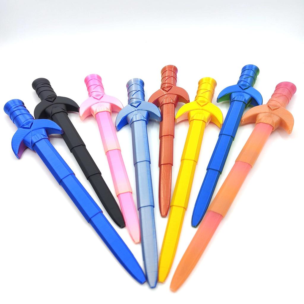 3D-печатный спиральный меч, игрушка для снятия стресса для детей, классный подарок, веселое времяпрепровождение для снятия стресса