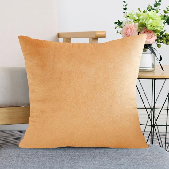 Velvet Pillowcase Pure Color Halloween Home Office Party Decor Bedroom Car Living Room