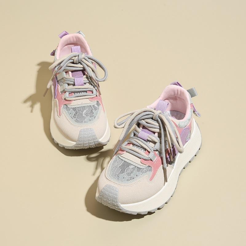 Женская обувь с большой головой лето новая студентка модная универсальная платформа одинарная обувь спортивная и повседневная обувь