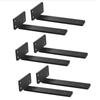 Metal Cast Iron Shelves Brackets Black Coated Shelve L Brackets Floating Shelf Brackets