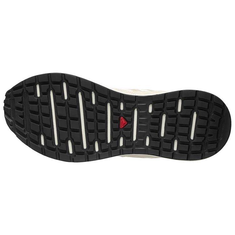 SALOMON Odyssey 1 Leather Advanced Shock Absorbing Slip Resistant Durable Low Top Outdoor Functional Shoes Unisex Shoes Light-Khaki 417522