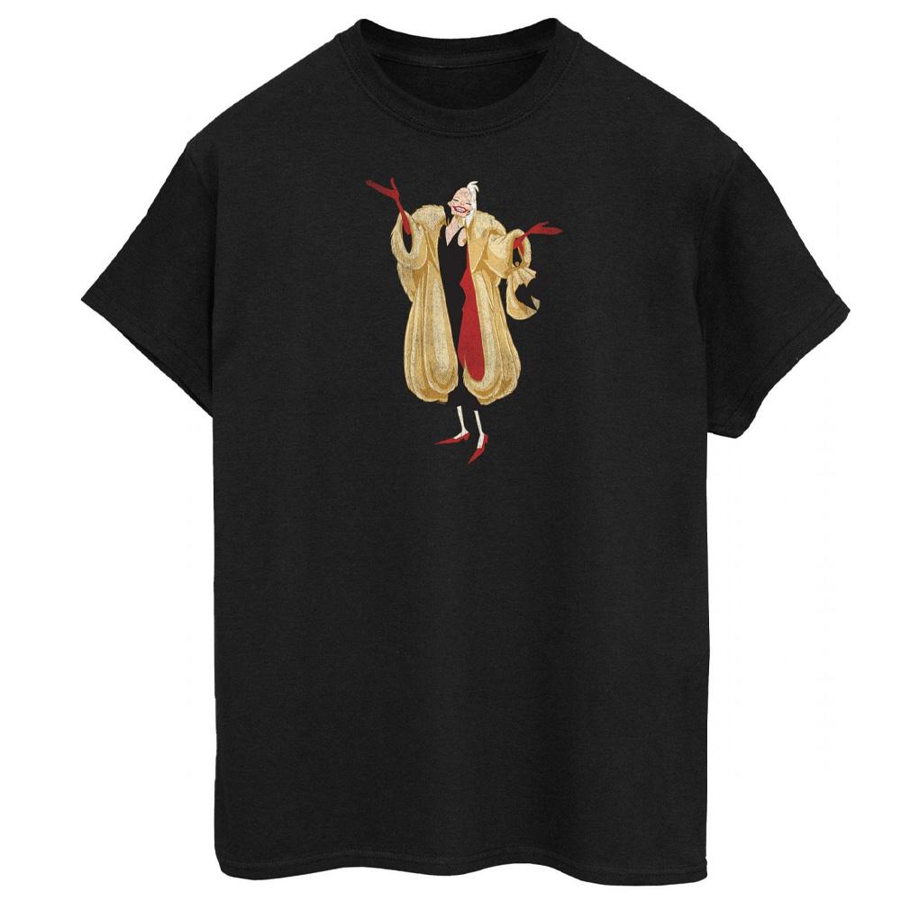 101 Dalmatians Womens/Ladies Cruella De Vil Boyfriend T-Shirt