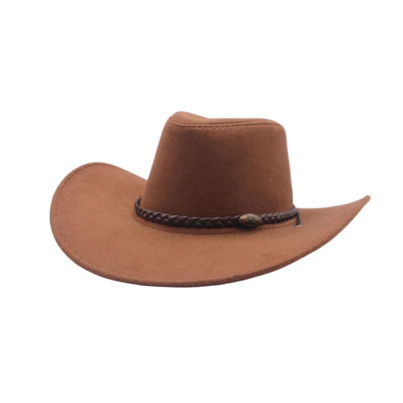 European, American style big western cowboy hat knight hat outdoor hat sun hat men's and women's Tibetan hat