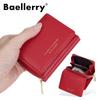 Женский кошелек Baellerry тройного сложения - Высококлассный универсальный держатель для карт и кошелек на молнии для монет