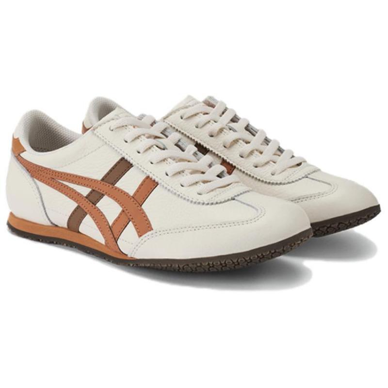 ONITSUKA TIGER Кроссовки Machu Racer Low Top Повседневные Унисекс Белый Оранжевый 1183B770-109