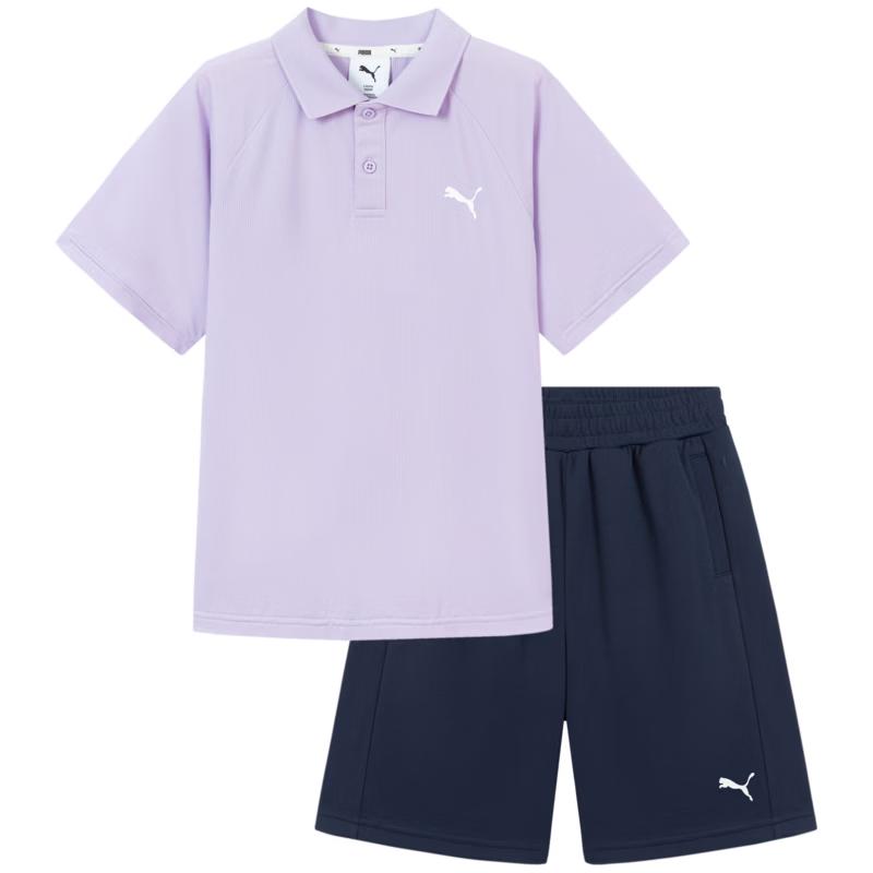 PUMA Kids' 2026 Summer Polo Short Sleeve Set