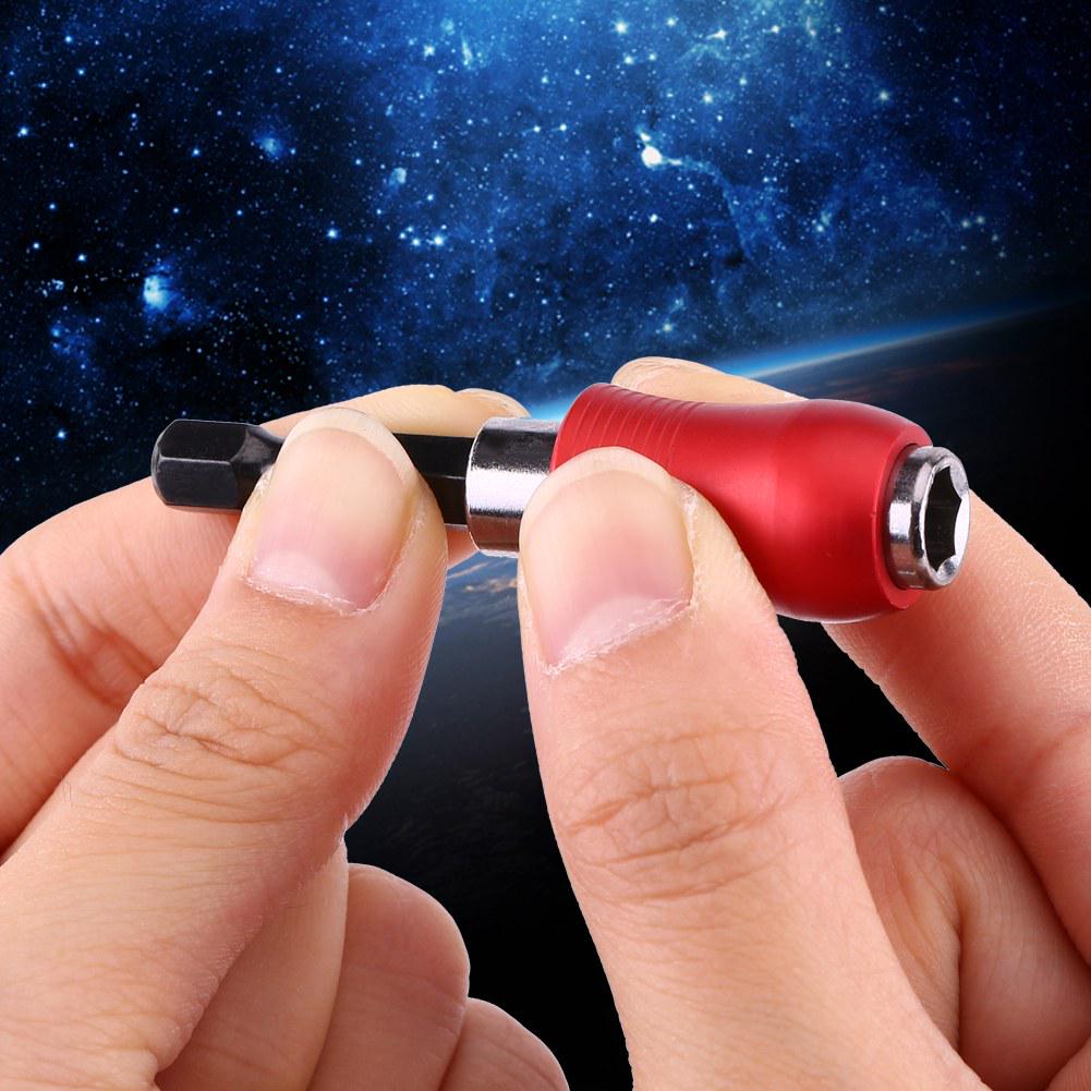 Магнитный держатель бит с шестигранным хвостовиком 1/4 дюйма, удлинитель для электрической дрели, отвертка, длина 60 мм