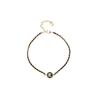 CHANEL [Spring and Summer 23] 23P double C logo button choker metal necklace women's gold/black