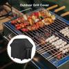 Чехол для гриля для барбекю, сверхпрочная ткань Оксфорд 420D, водонепроницаемый, устойчивый к ультрафиолетовому излучению, чехол для барбекю, садовые товары для улицы