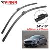 2 шт. щетки стеклоочистителя для Mercedes Benz GLA-Class X156 2016-2018 24 "19" подходят для переднего лобового стекла, щетки для окон, резак, аксессуары 2016 2017 2018